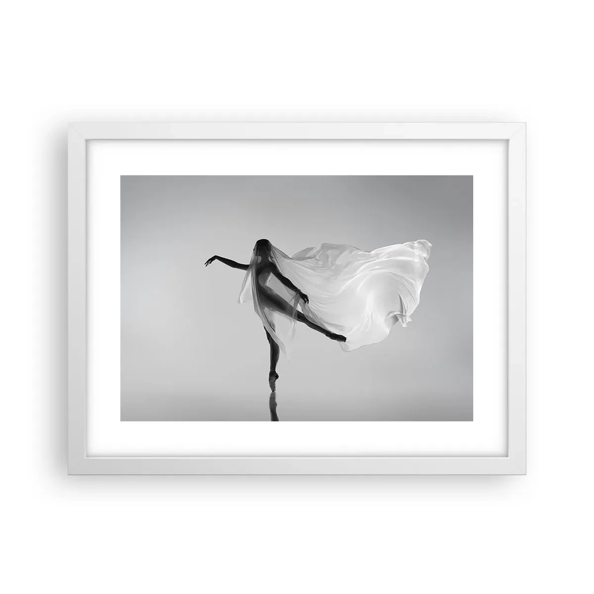 Poster in white frmae - Lightness and Grace - 40x30 cm