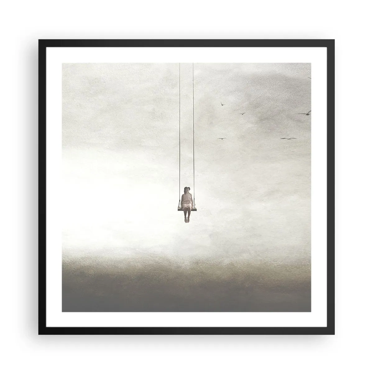 Poster in black frame - Child in Us - 60x60 cm
