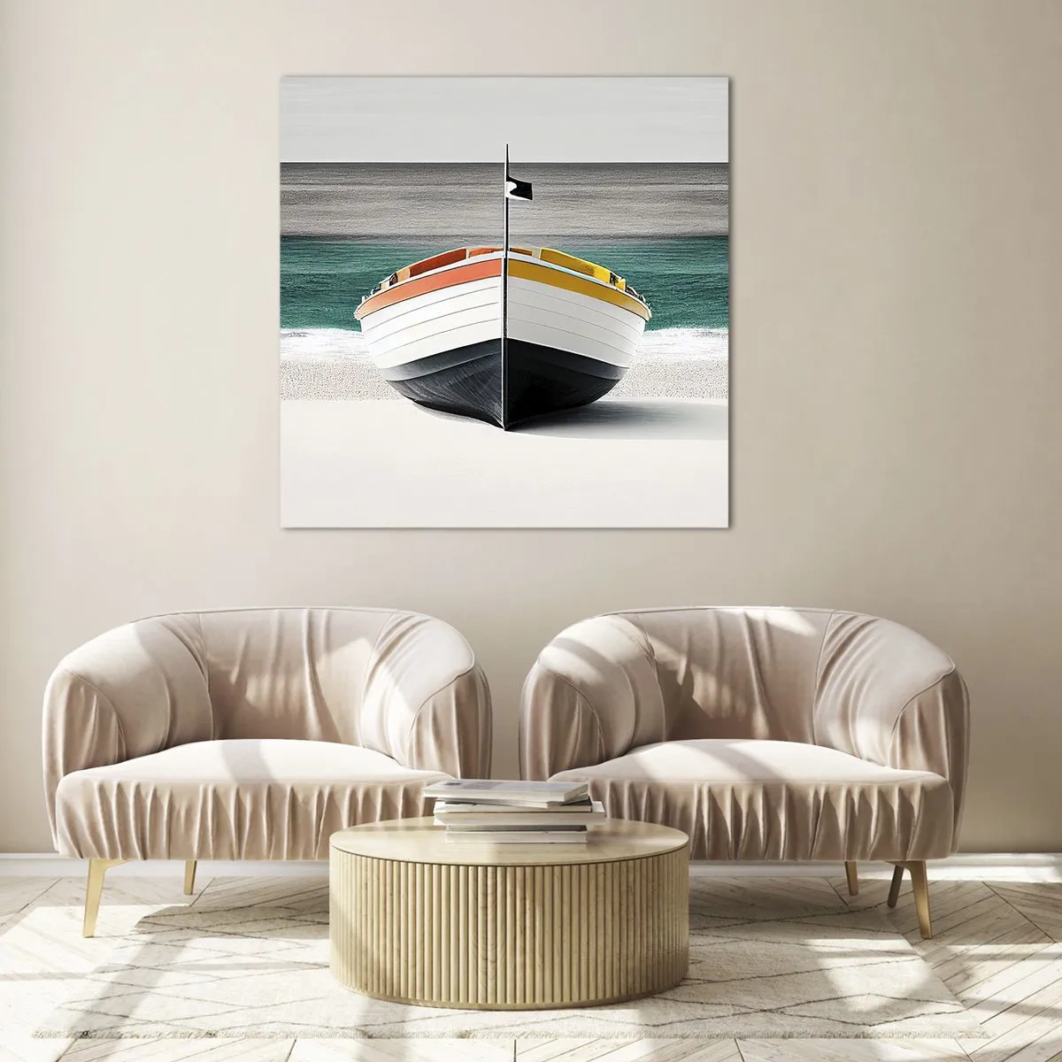 Glass picture - In Its Place - 70x70 cm