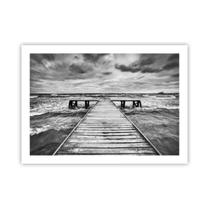 Poster - Waiting for the Wind to Blow away - 70x50 cm