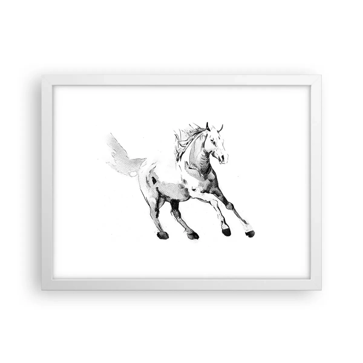 Poster in white frmae - Untamed Soul - 40x30 cm