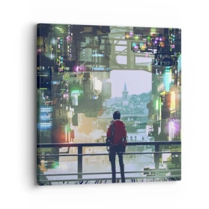 Canvas picture - Two Worlds - 30x30 cm