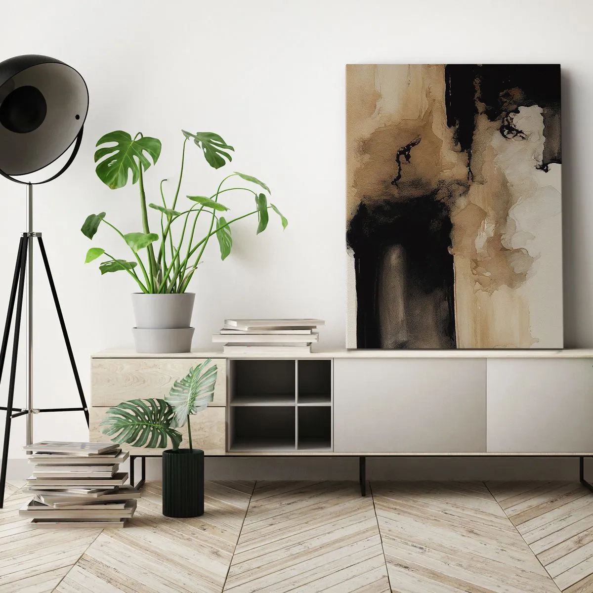 Canvas picture - Intriguing Abstract - 45x80 cm