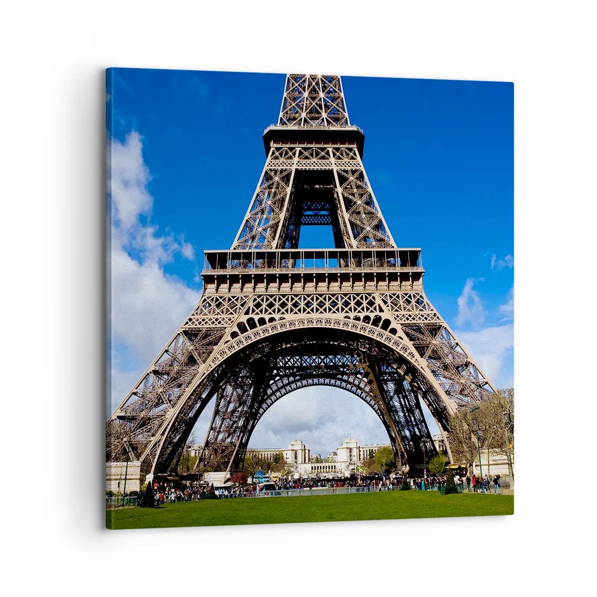 Canvas picture - Whole Paris at Her Feet - 60x60 cm