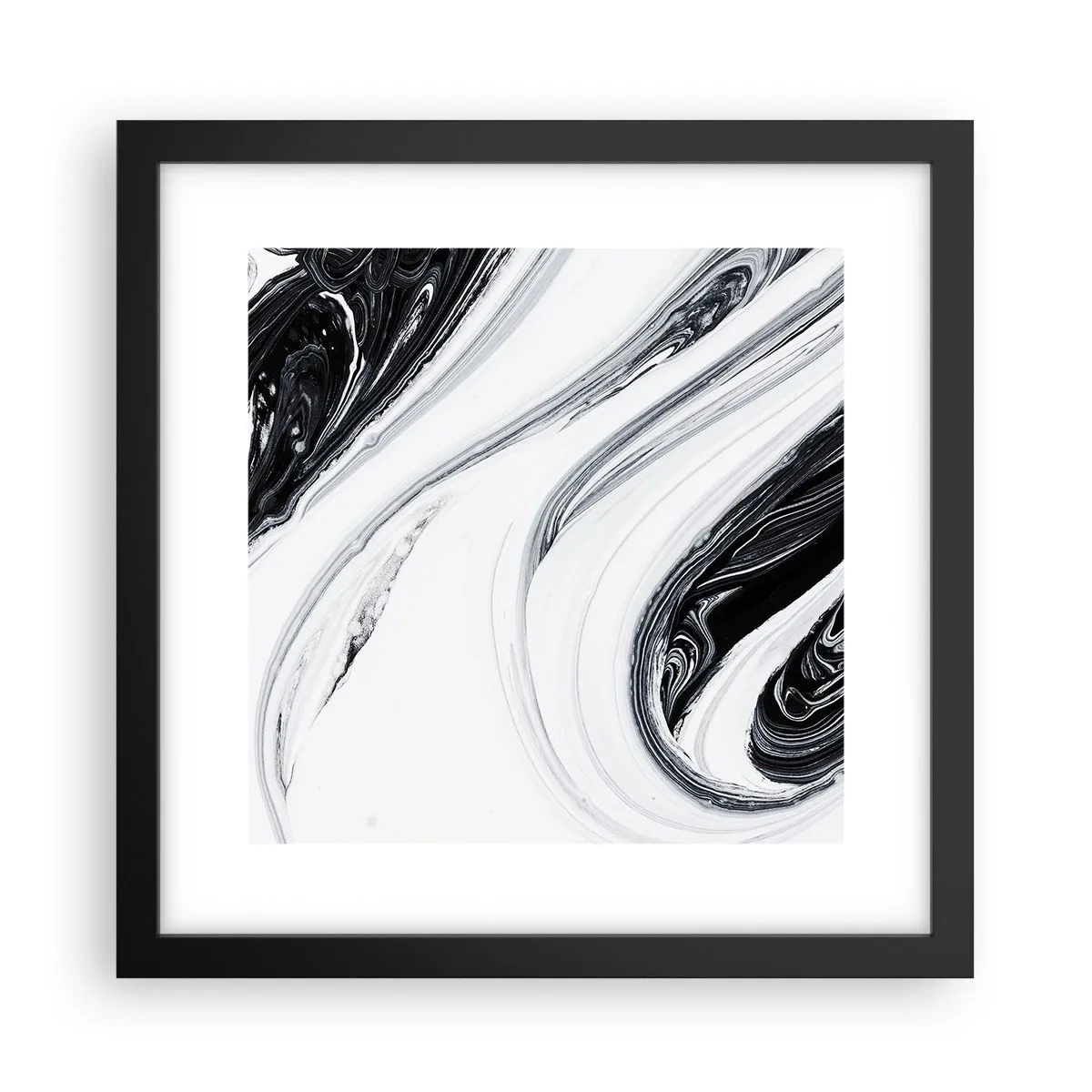 Poster in black frame - Connection of Opposites - 30x30 cm