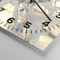Clock face with numbers