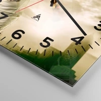 Clock face with numbers