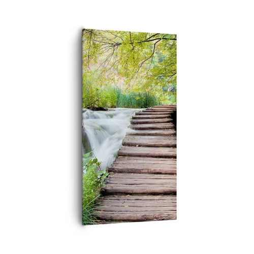 Canvas picture - Not Such Quiet Water - 65x120 cm
