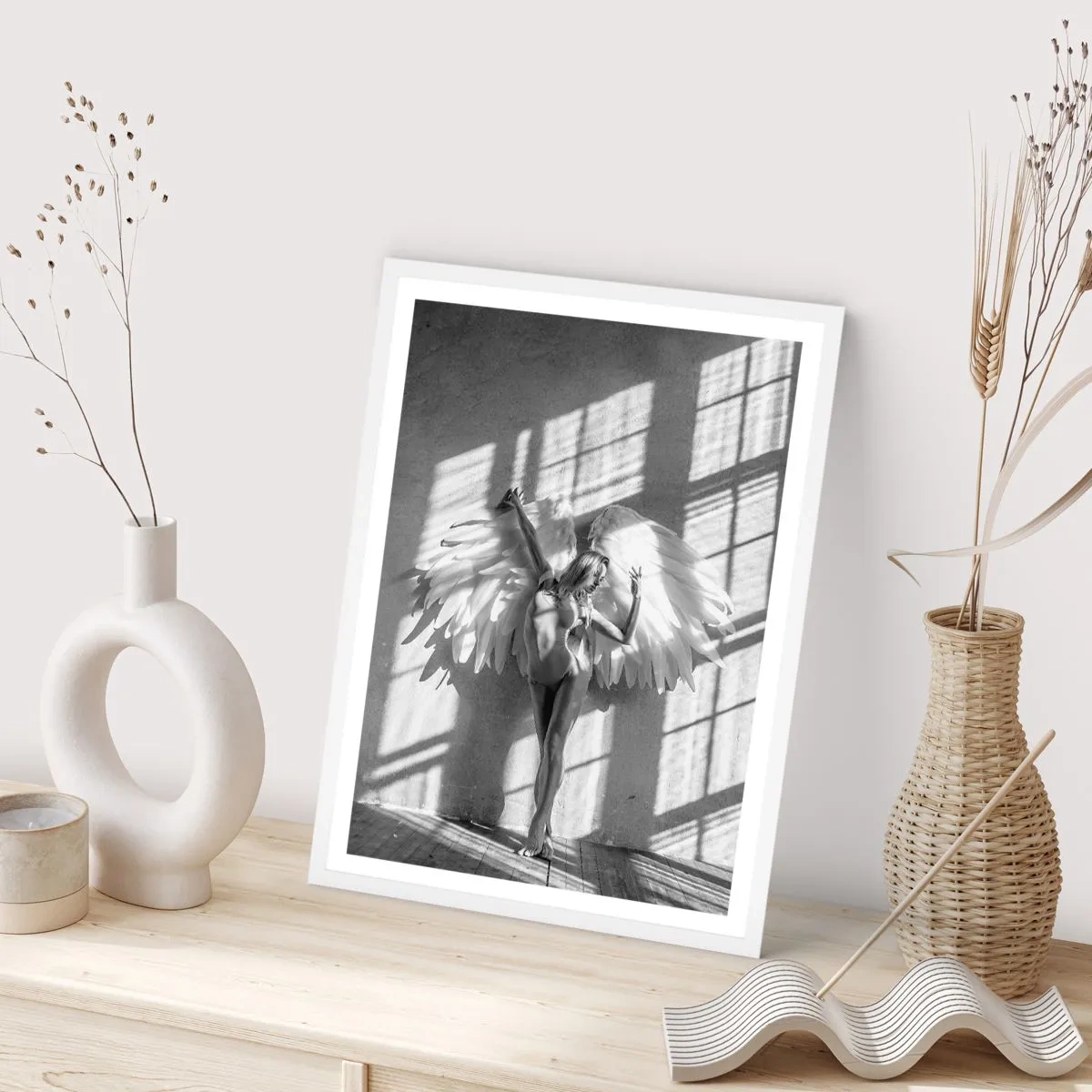 Poster in white frmae - Straight from the Sky - 30x40 cm