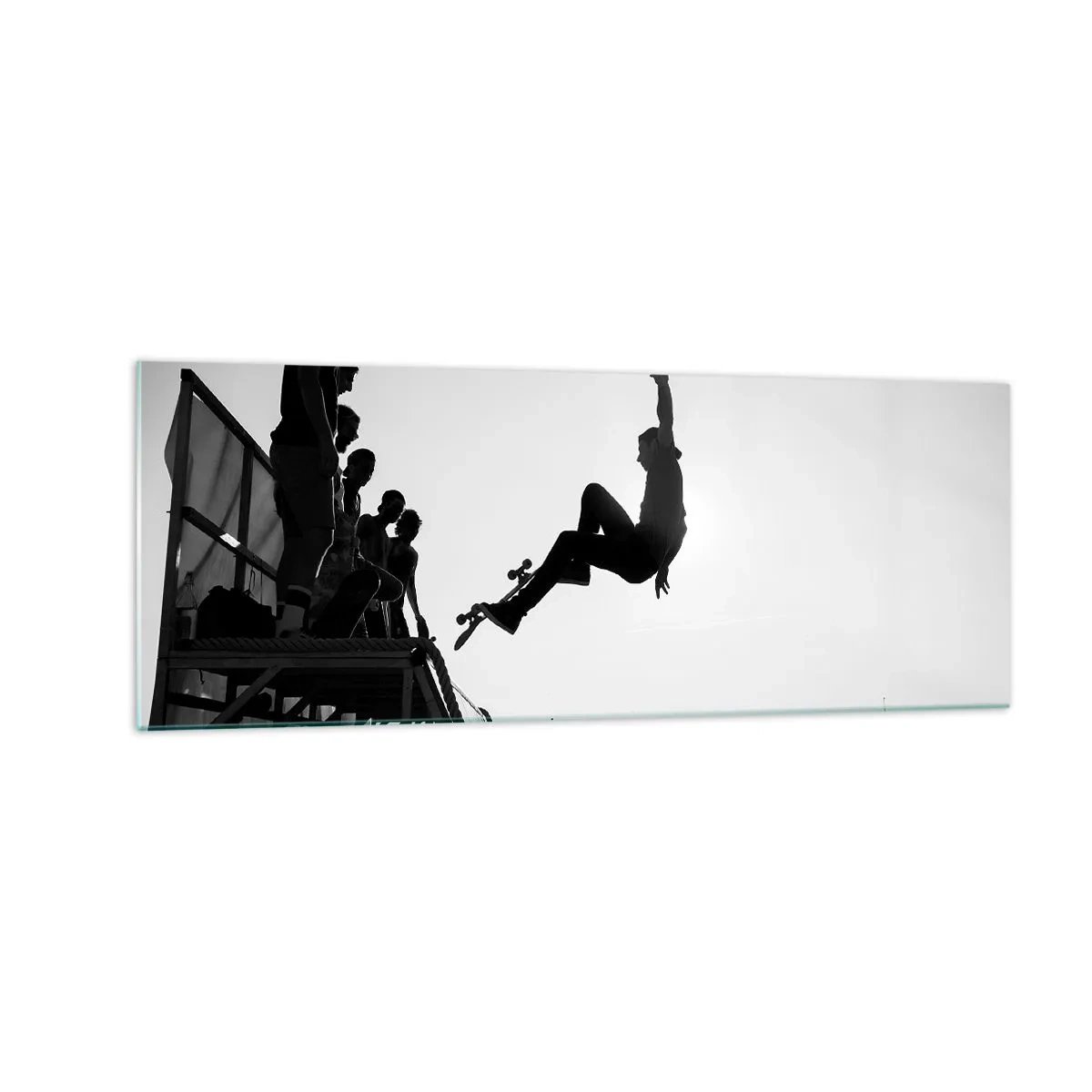 Glass picture - Heroes and Spectators - 140x50 cm