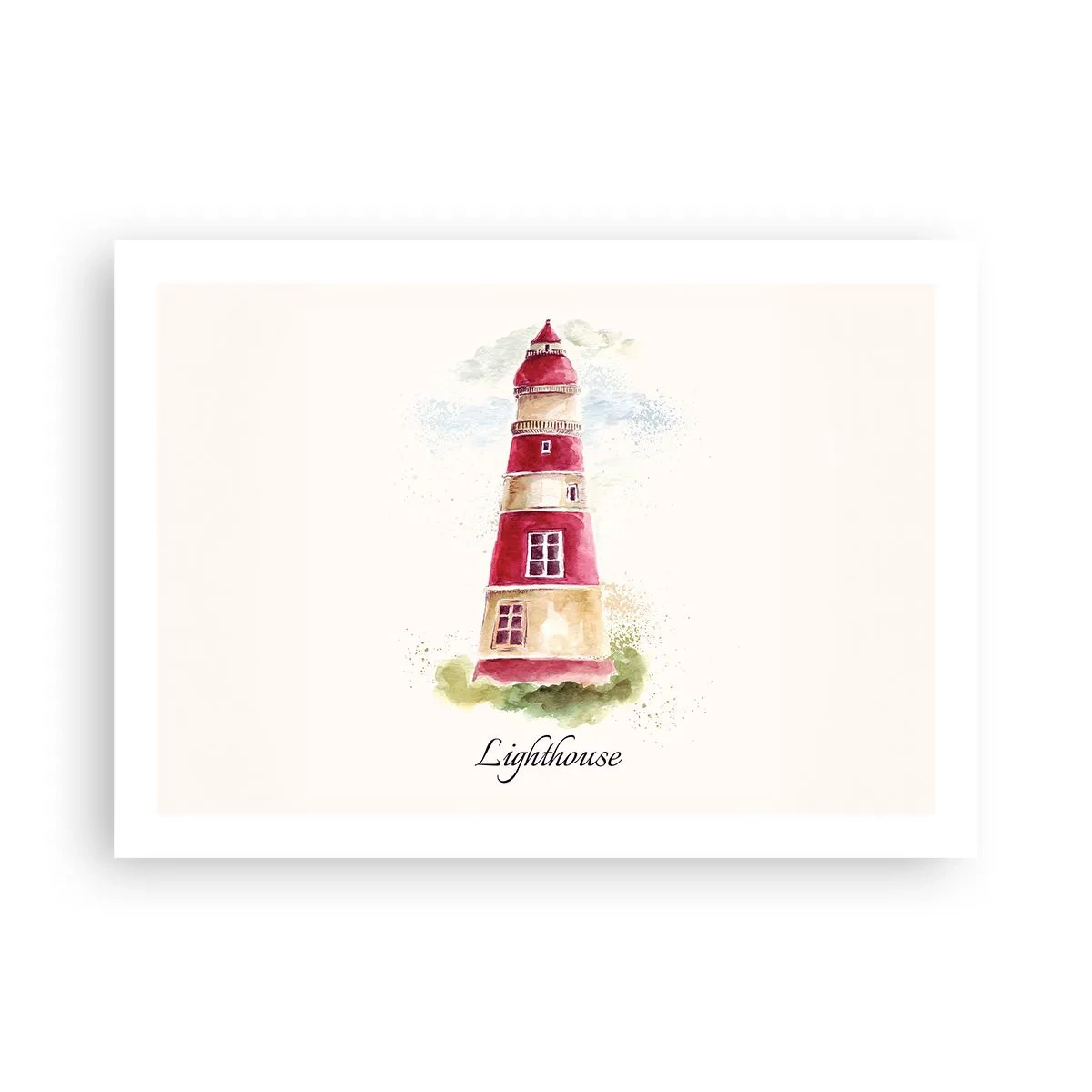 Poster - Around It the Weather Is Always Nice - 70x50 cm