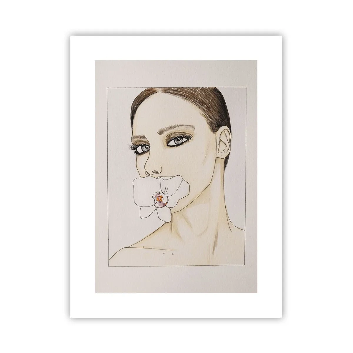 Poster - Symbol of Elegance and Beauty - 30x40 cm