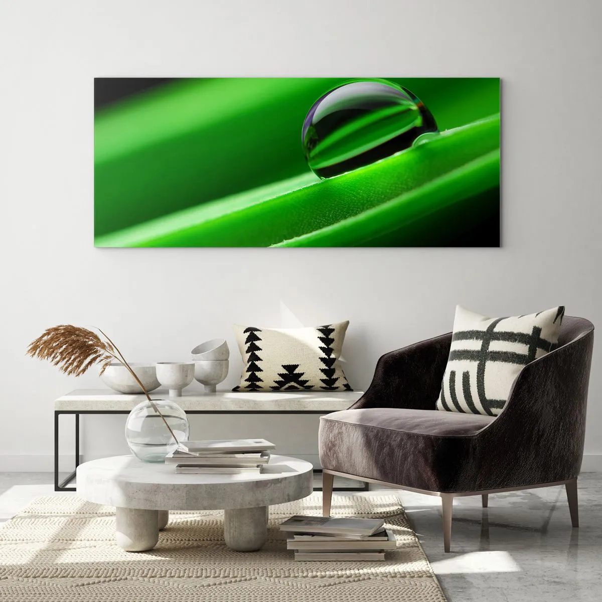 Glass picture - Life from a Close-Up - 140x50 cm