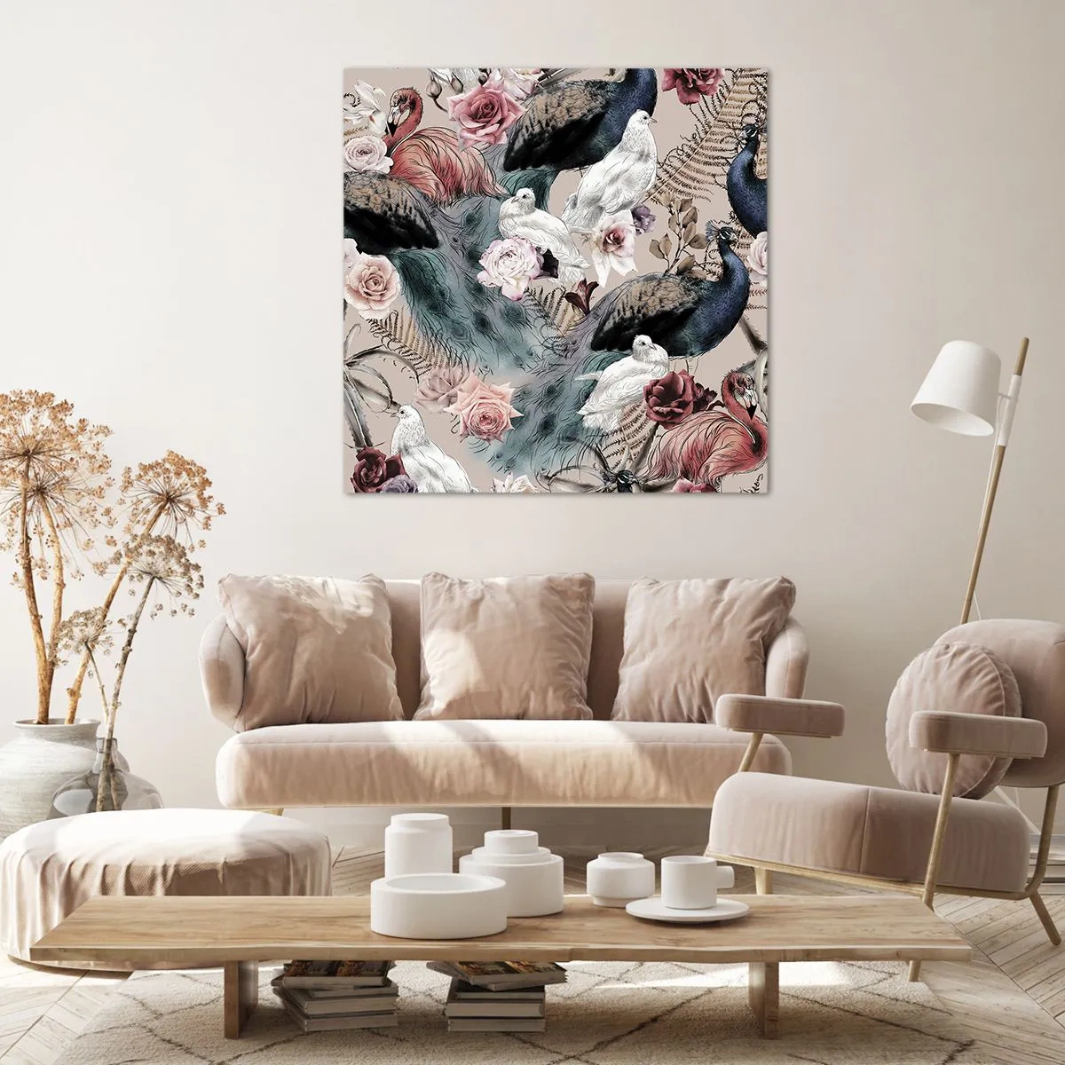 Canvas picture - In Palace Garden - 30x30 cm