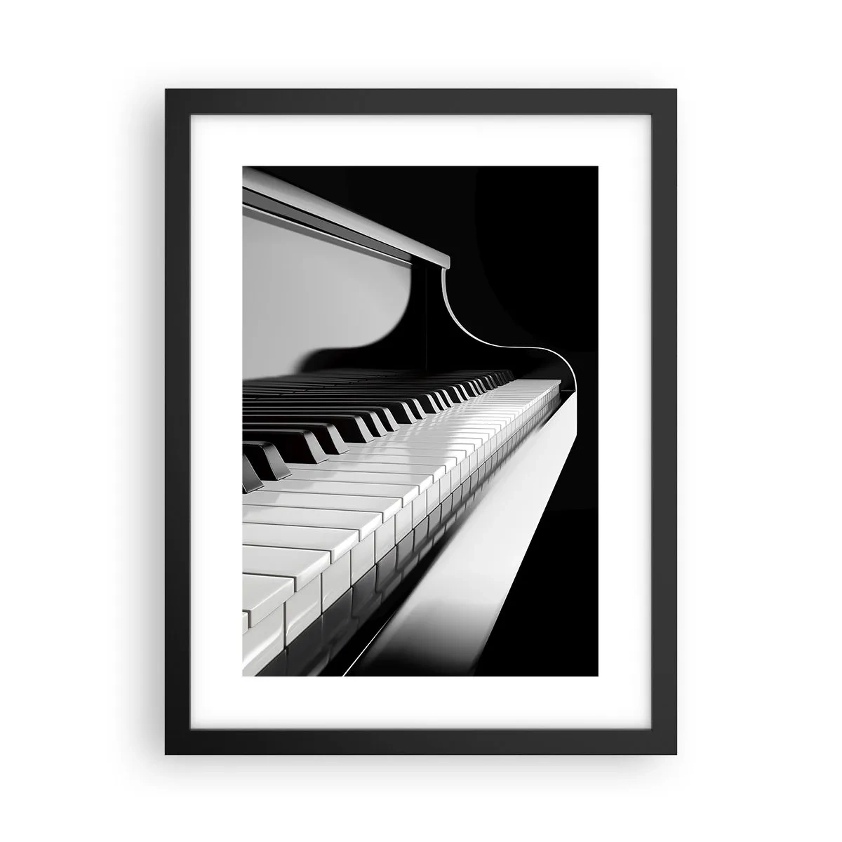 Poster in black frame - Harmony of Shapes and Colours - 30x40 cm