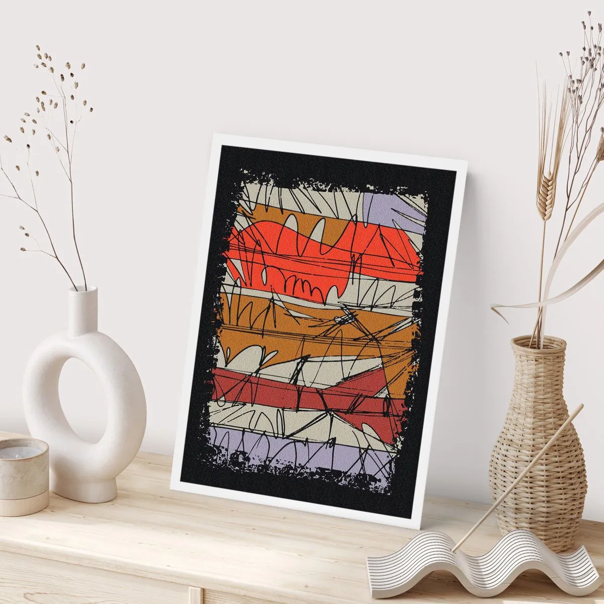 Poster - Spontaneous Composition - 40x50 cm