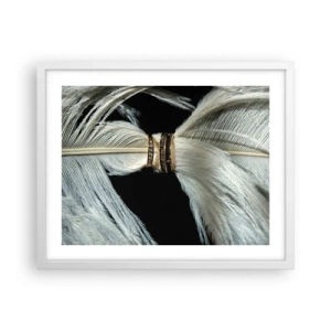 Poster in white frmae - …and I won't Leave You… - 50x40 cm