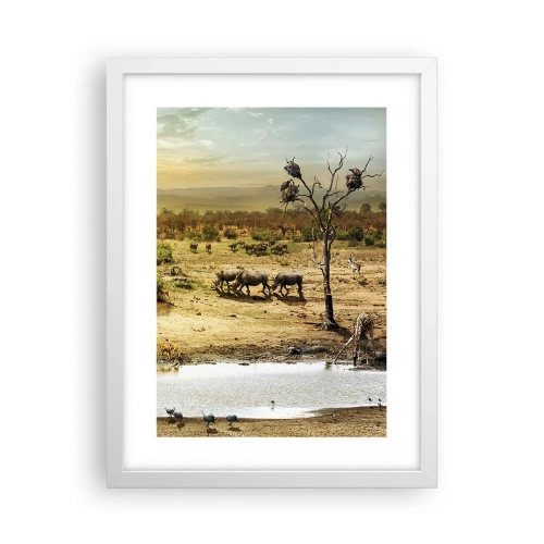 Poster in white frmae - There Is a River that Flows from Eden - 30x40 cm