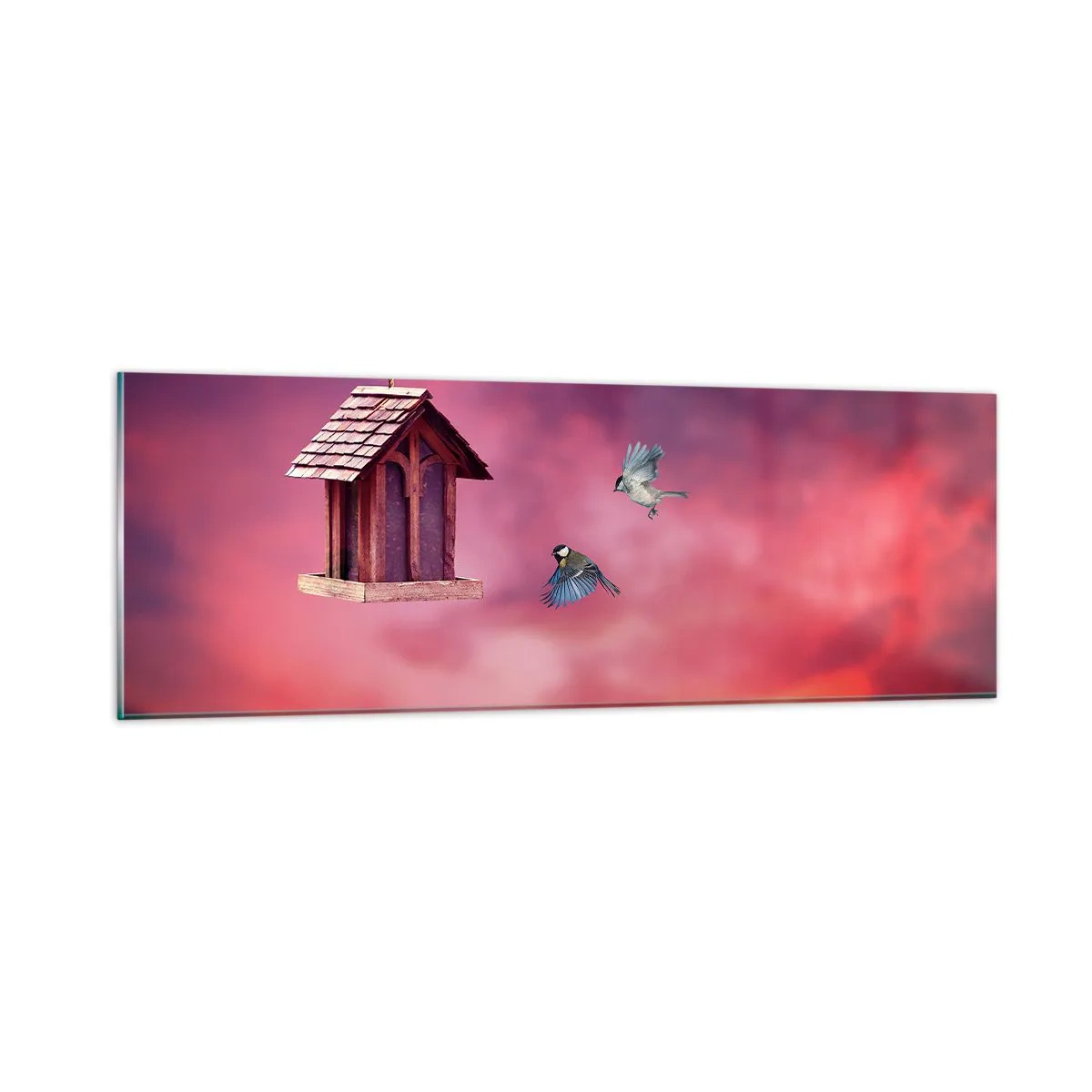 Glass picture - Invitation to Dinner - 90x30 cm