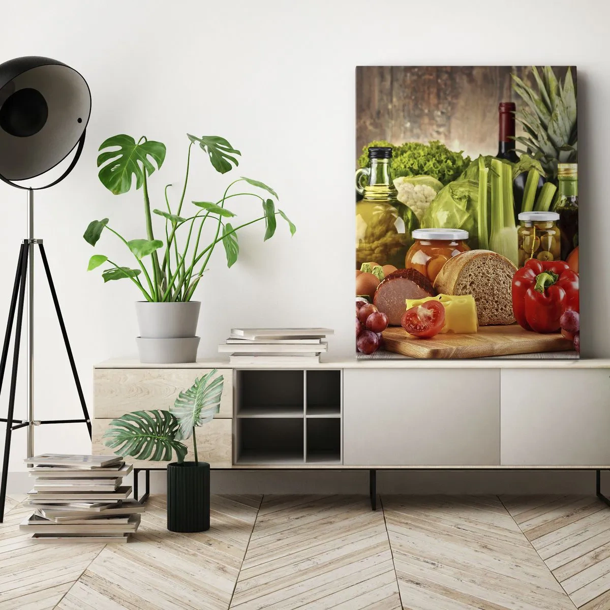 Canvas picture - Smoked, Baked, Marinated - 50x70 cm