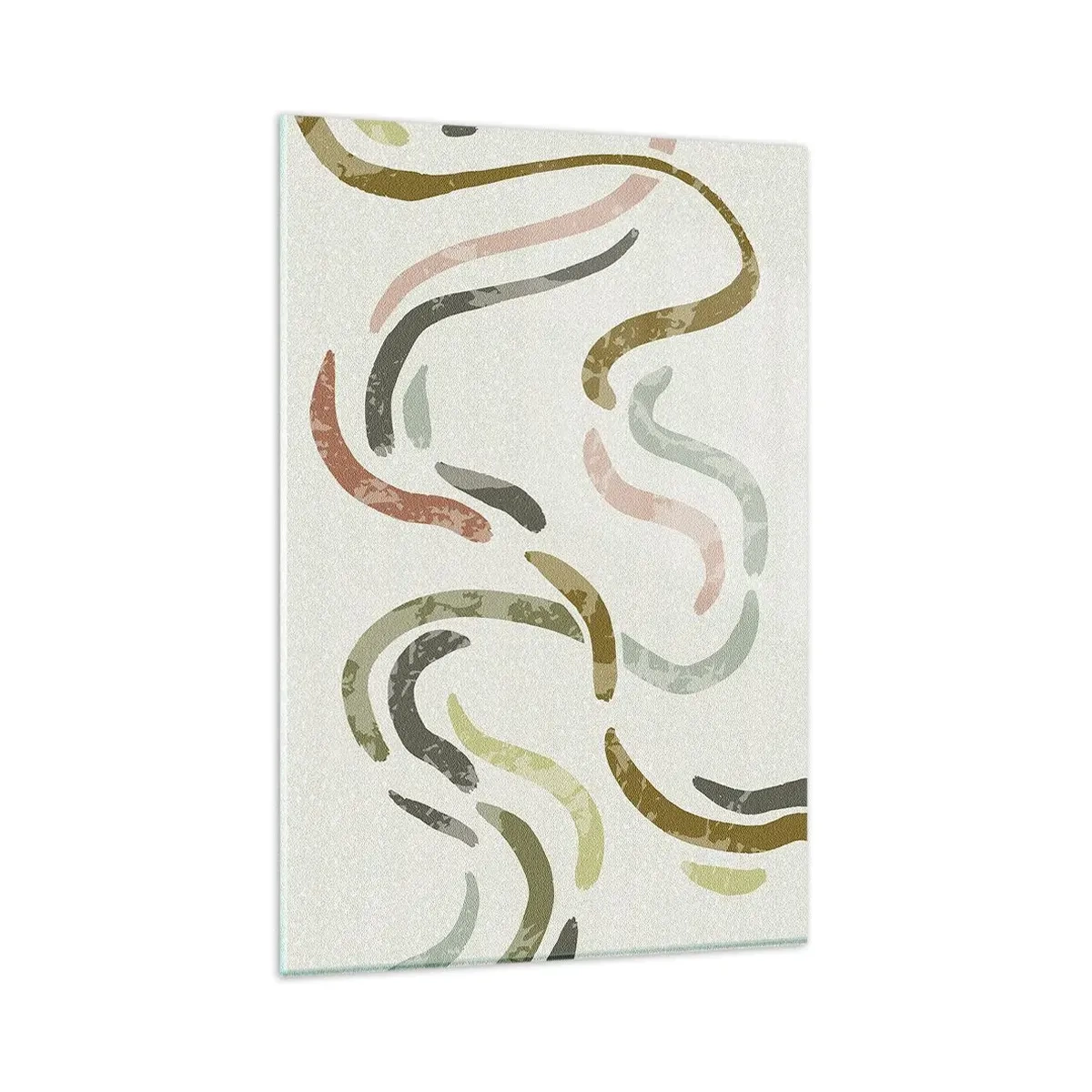 Glass picture - Cheerful Dance of Abstraction - 80x120 cm