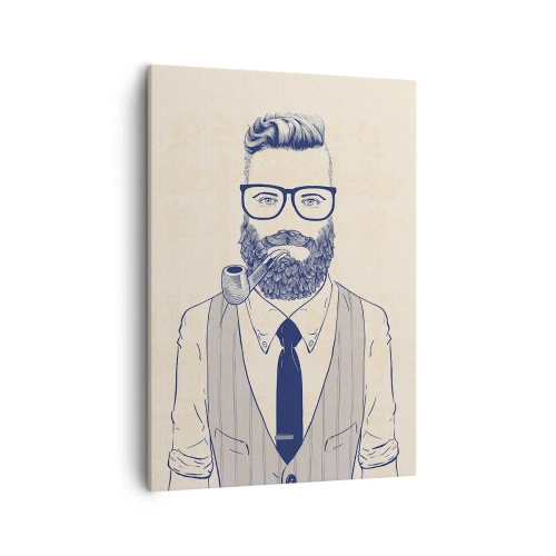 Canvas picture - Cheerful, Manly and Fashionable - 50x70 cm
