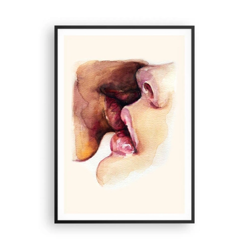 Poster in black frame - Like Night and Day, Earth and Heaven - 70x100 cm