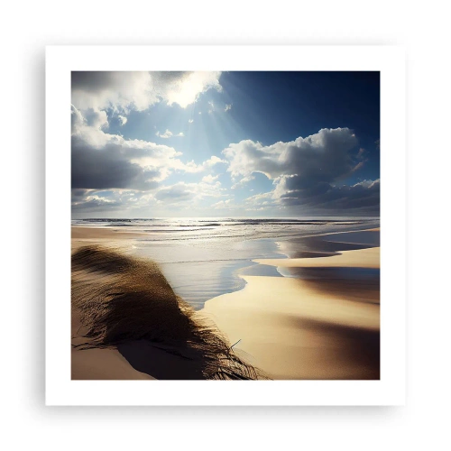 Poster - Beach, Wild Beach - 50x50 cm