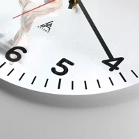 Clock face with numbers