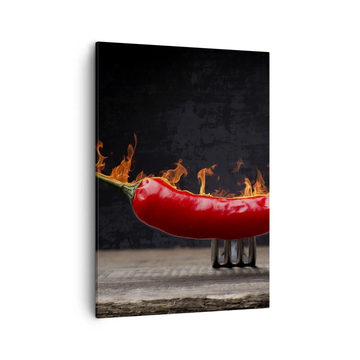 Canvas picture - Fiery Snack - 50x70 cm