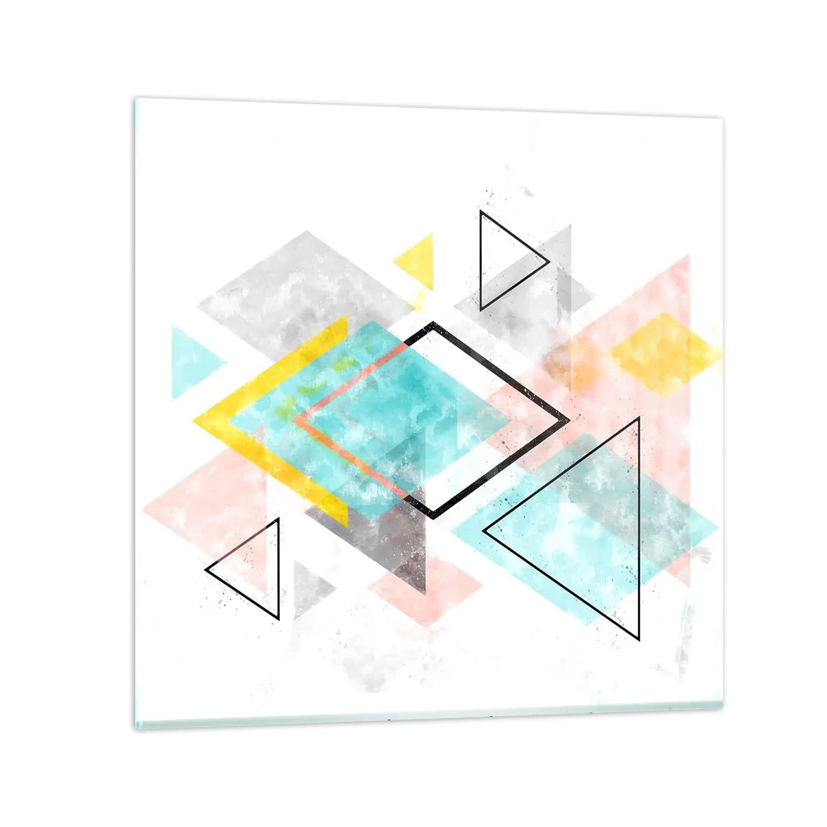 Glass picture - Geometric Play - 50x50 cm
