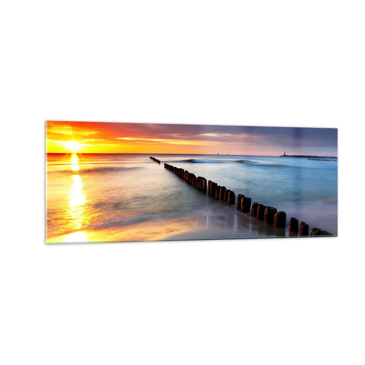 Glass picture - Listen to the Silence - 140x50 cm