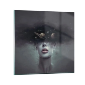 Glass picture - And Planets are Revolving… - 40x40 cm