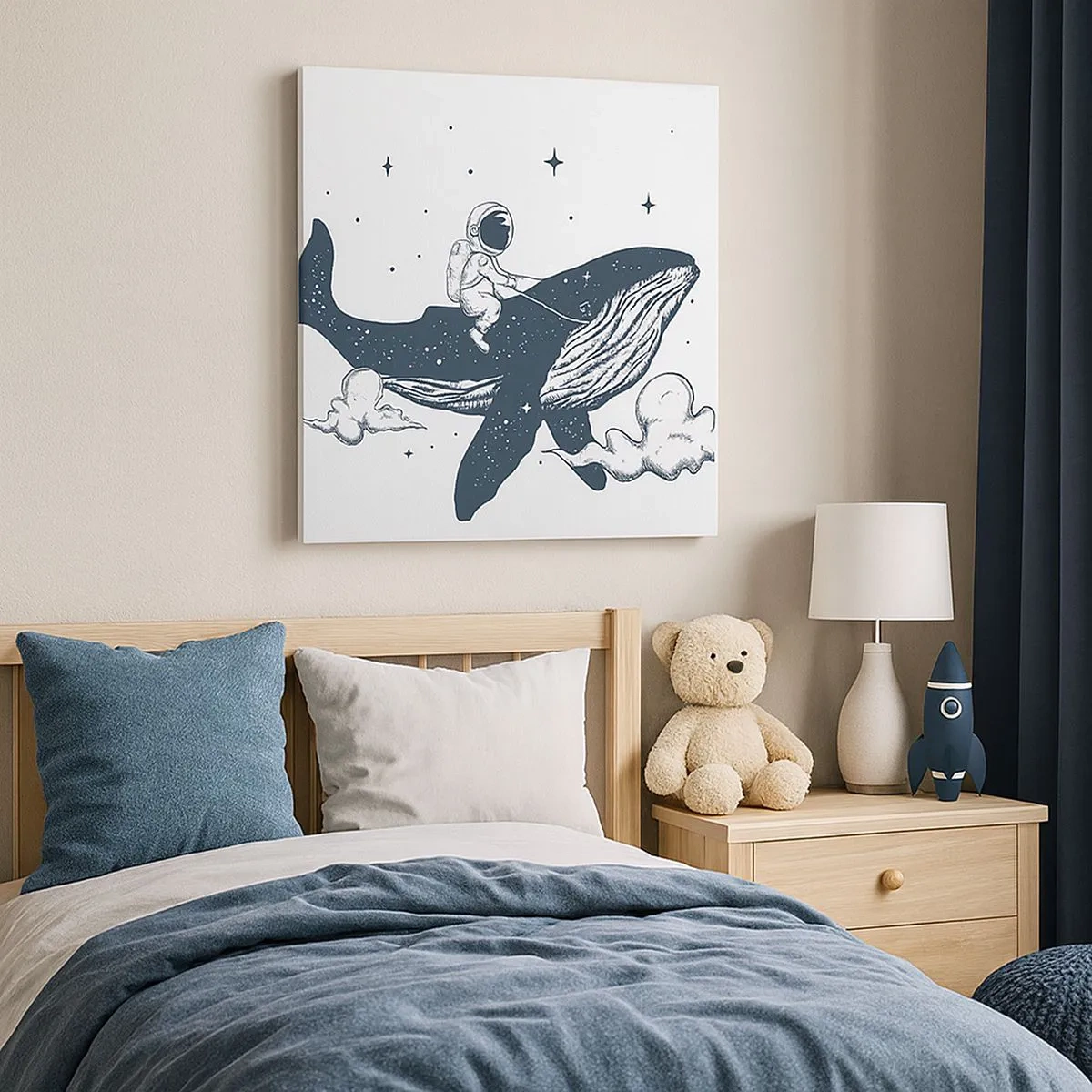 Canvas picture - Space Adventure - 30x30 cm