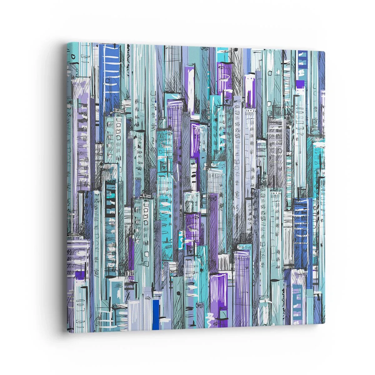 Canvas picture - Blue as the Sky - 40x40 cm