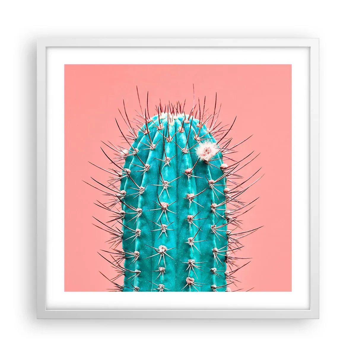 Poster in white frmae - Just Look - 50x50 cm