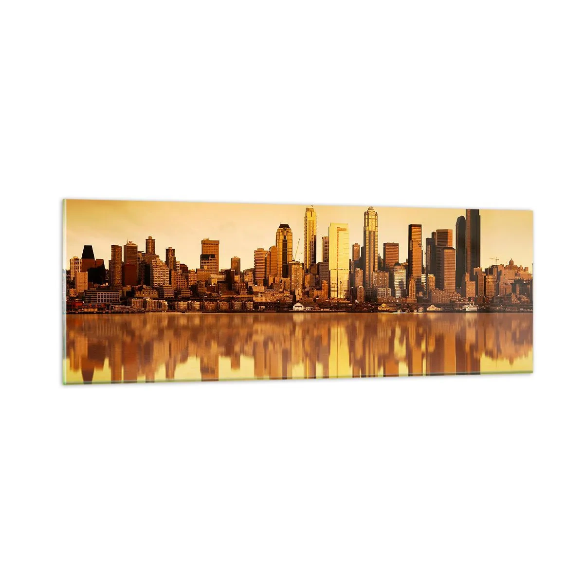 Glass picture - Silence of a Metropoly - 90x30 cm