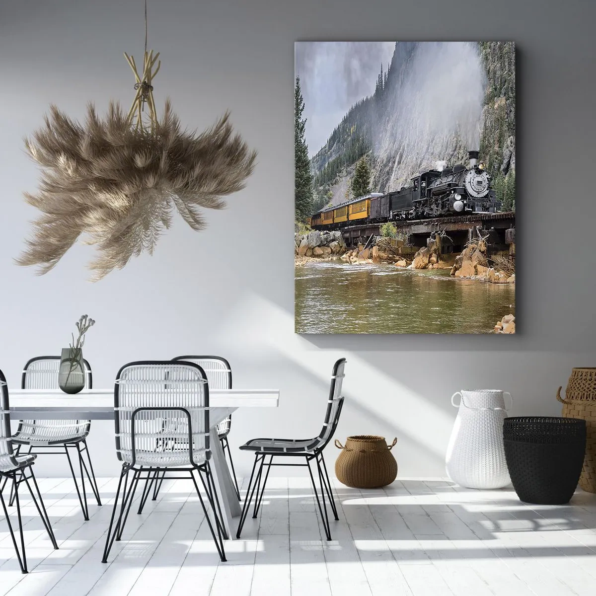 Canvas picture - Where Are You off to? - 45x80 cm