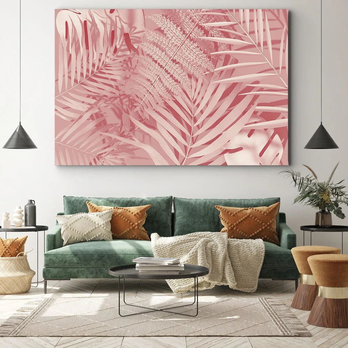 Canvas picture - Pink Concept - 100x70 cm