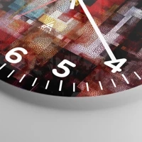 Clock face with numbers