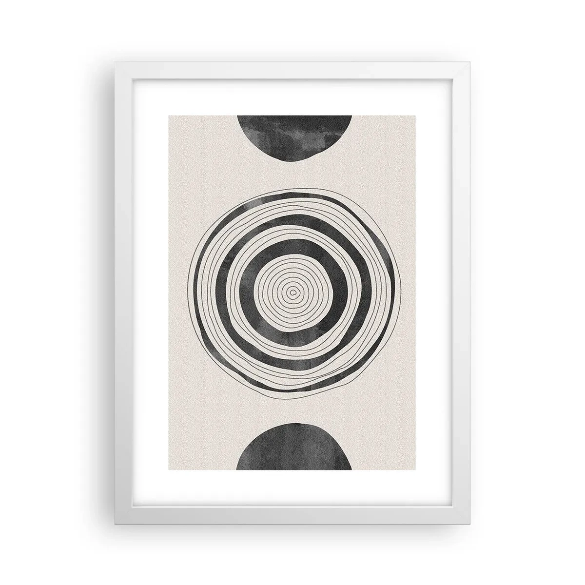 Poster in white frmae - Important What's in Between - 30x40 cm