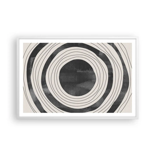 Poster in white frmae - Heart of the Matter - 91x61 cm