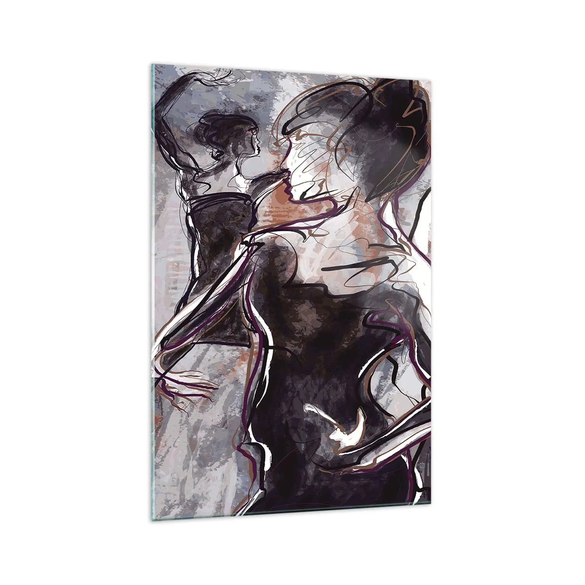 Glass picture - Melt away in Music - 70x100 cm