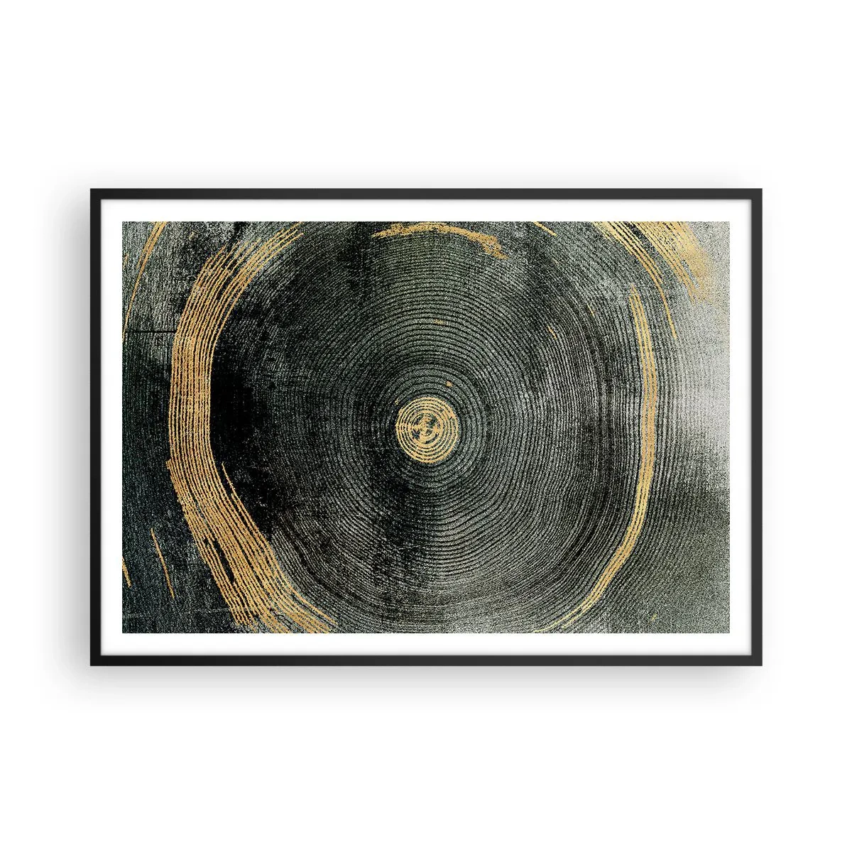 Poster in black frame - Change and Persistance - 100x70 cm