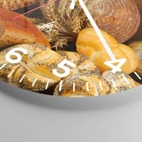 Clock face with numbers