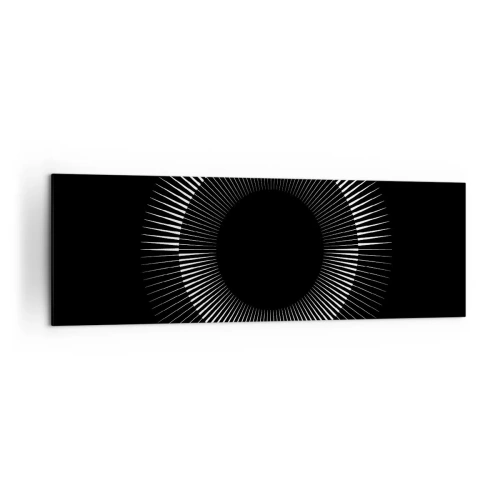 Canvas picture - Black Sun - 160x50 cm