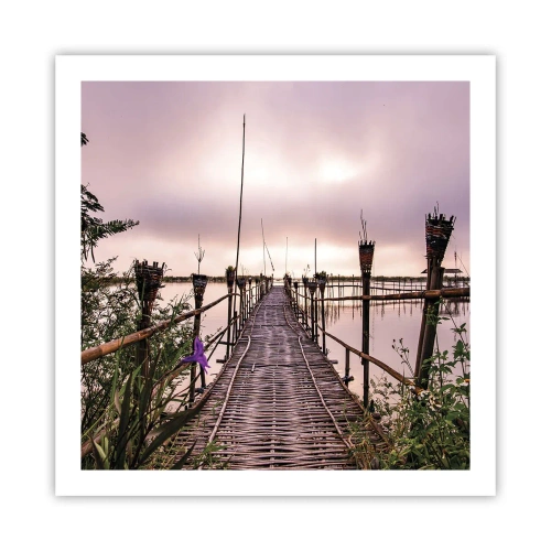 Poster - Peace and Quiet of Asia - 60x60 cm