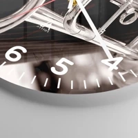 Clock face with numbers