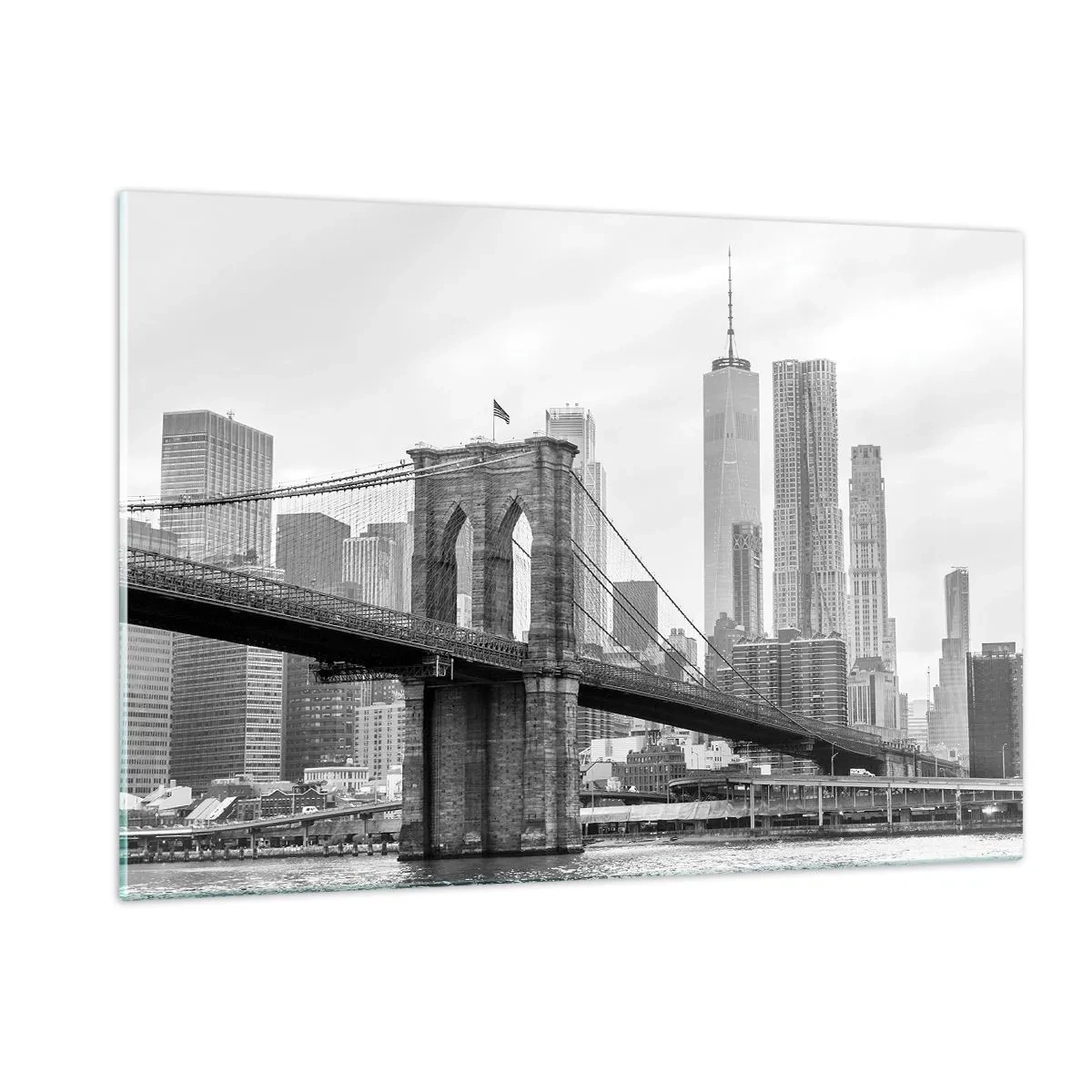 Glass picture - New York Style - 120x80 cm