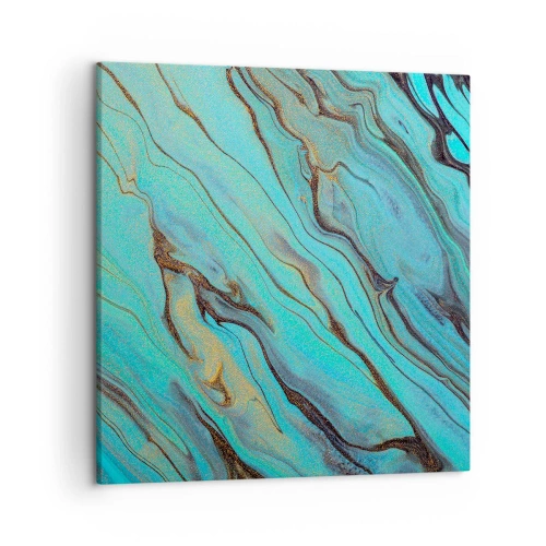 Canvas picture - Turquoise Tide - 50x50 cm